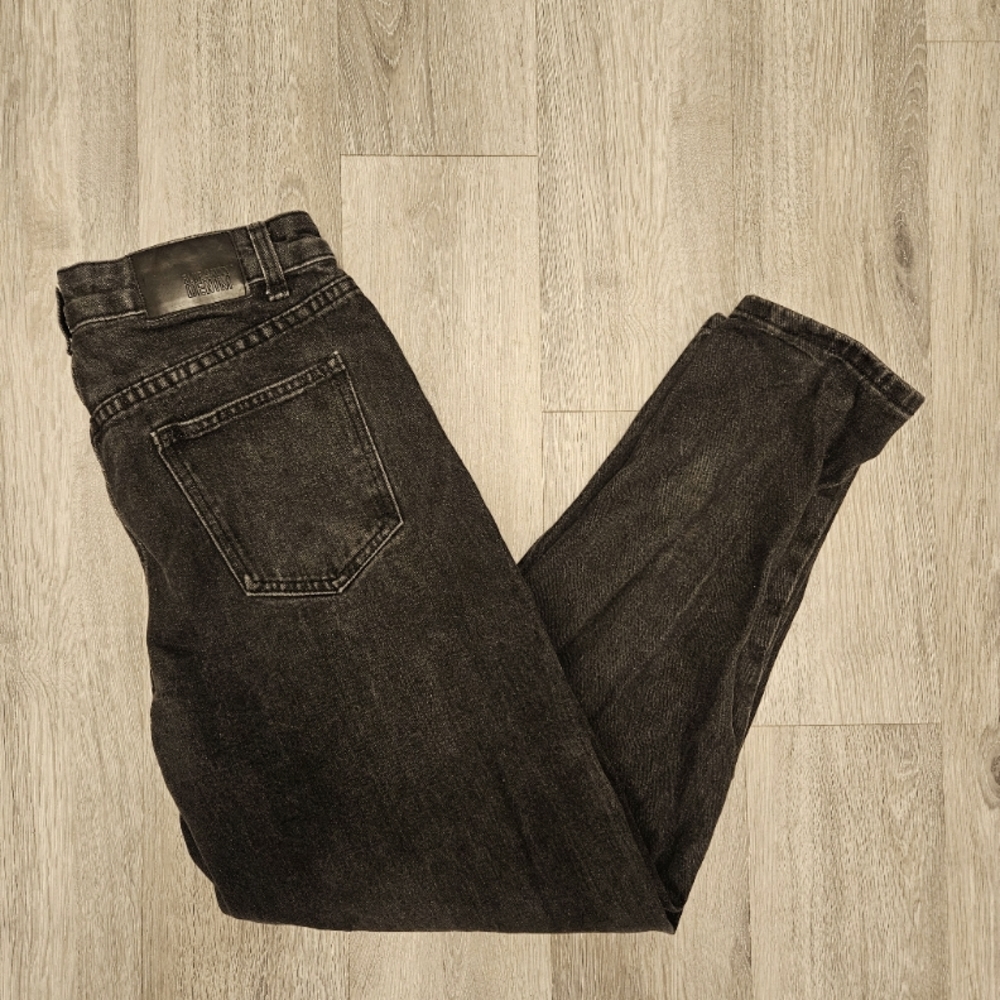 Blue Savvy Jeans Womens Size 7/28 Black Charcoal Demin